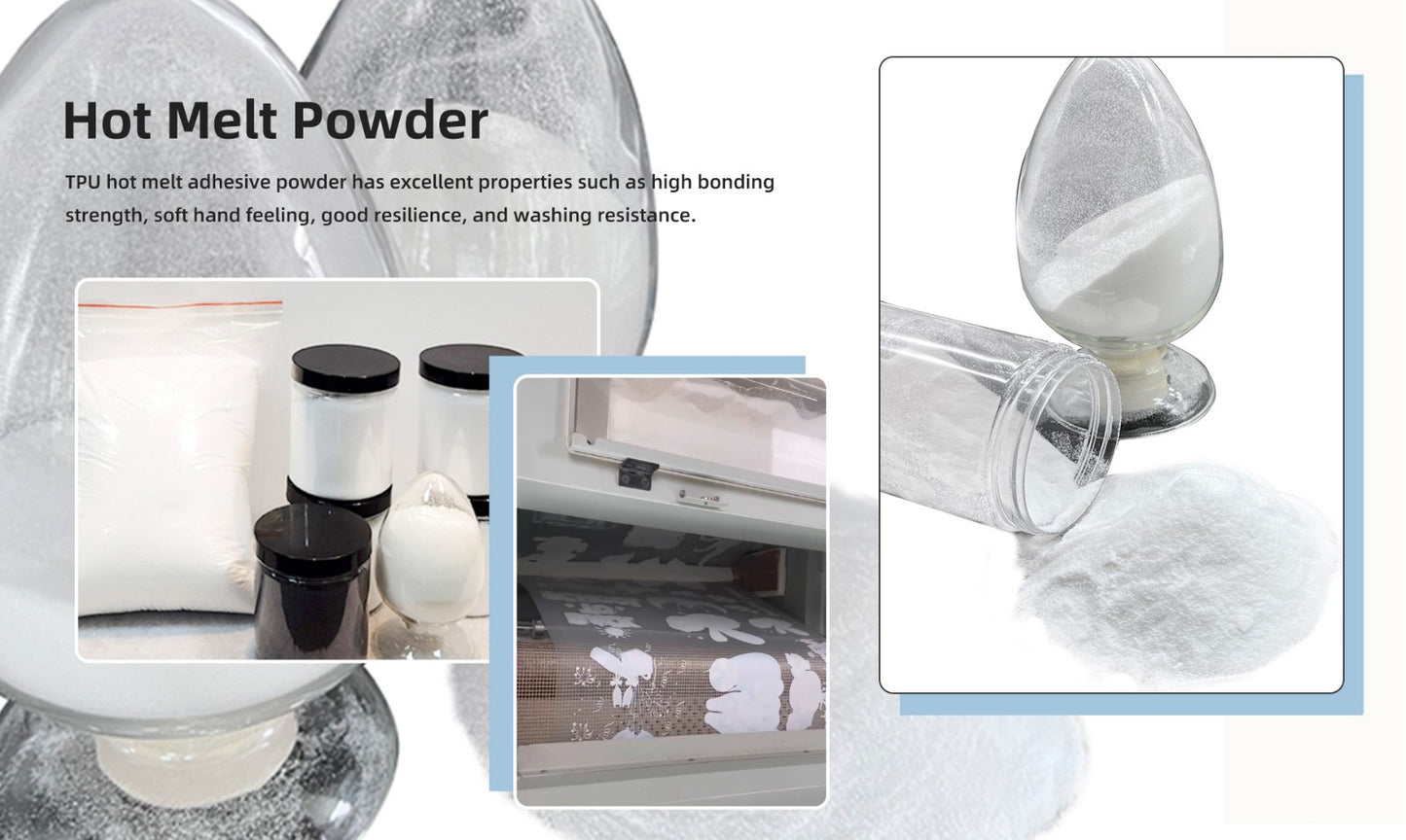 TPU Fine And Coarse Hot Melt Powder For Heat Transfer Printing