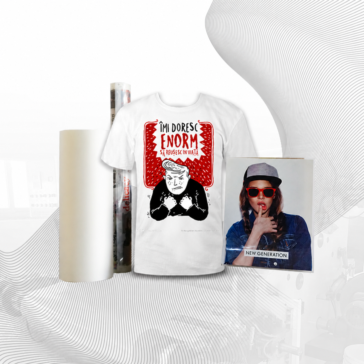 High Rubbing Fastness Double Matte DTF Film CT-HDM30