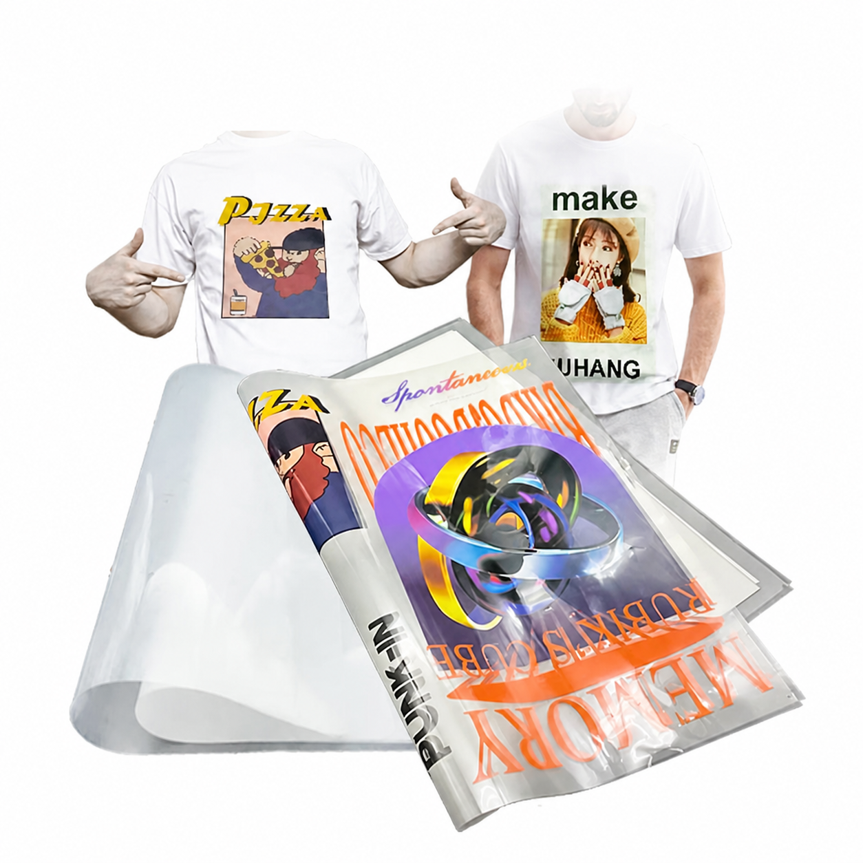 Hi-Rubbing D-Matte DTF Transfer Film Sheet