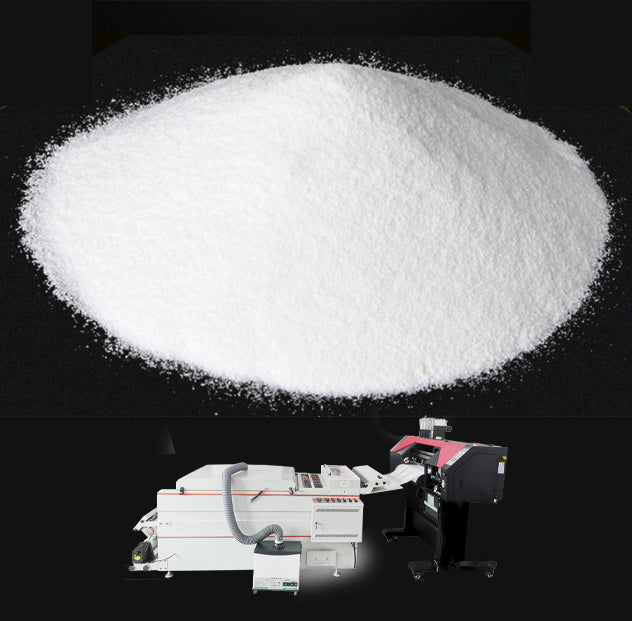 White TPU Hot Melt Powder for DTF Heat Transfer Printer