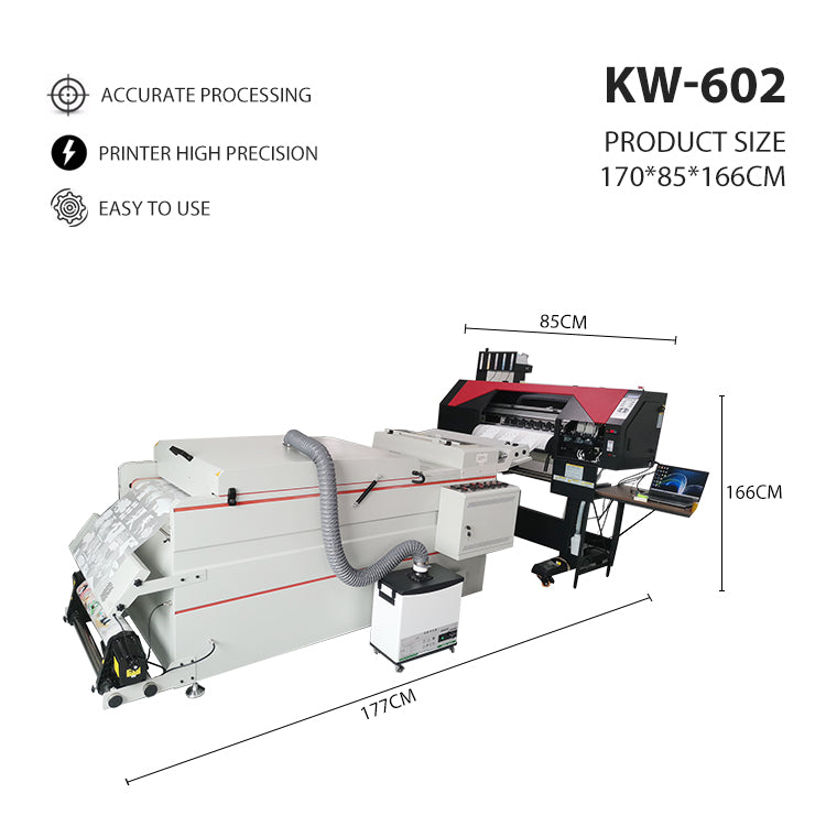 Heat Transfer T-shirt Logo Garment Polo All In One Inkjet Printers Machine