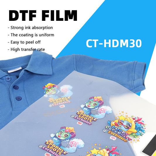 High Rubbing Fastness Double Matte DTF Film CT-HDM30