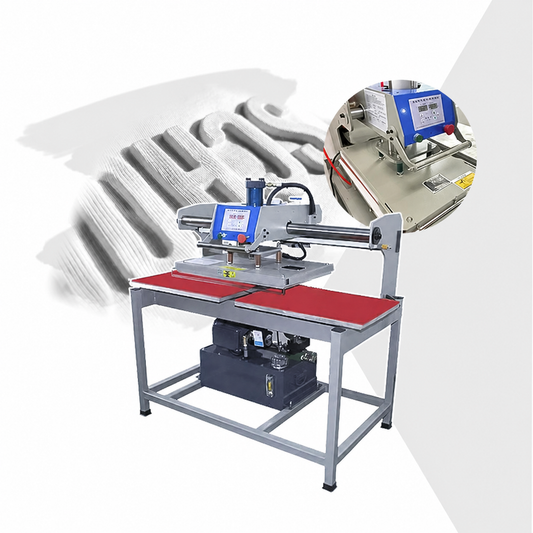 Automatic Hydraulic High Temperature T Shirt 3D Logo Embossing Machine