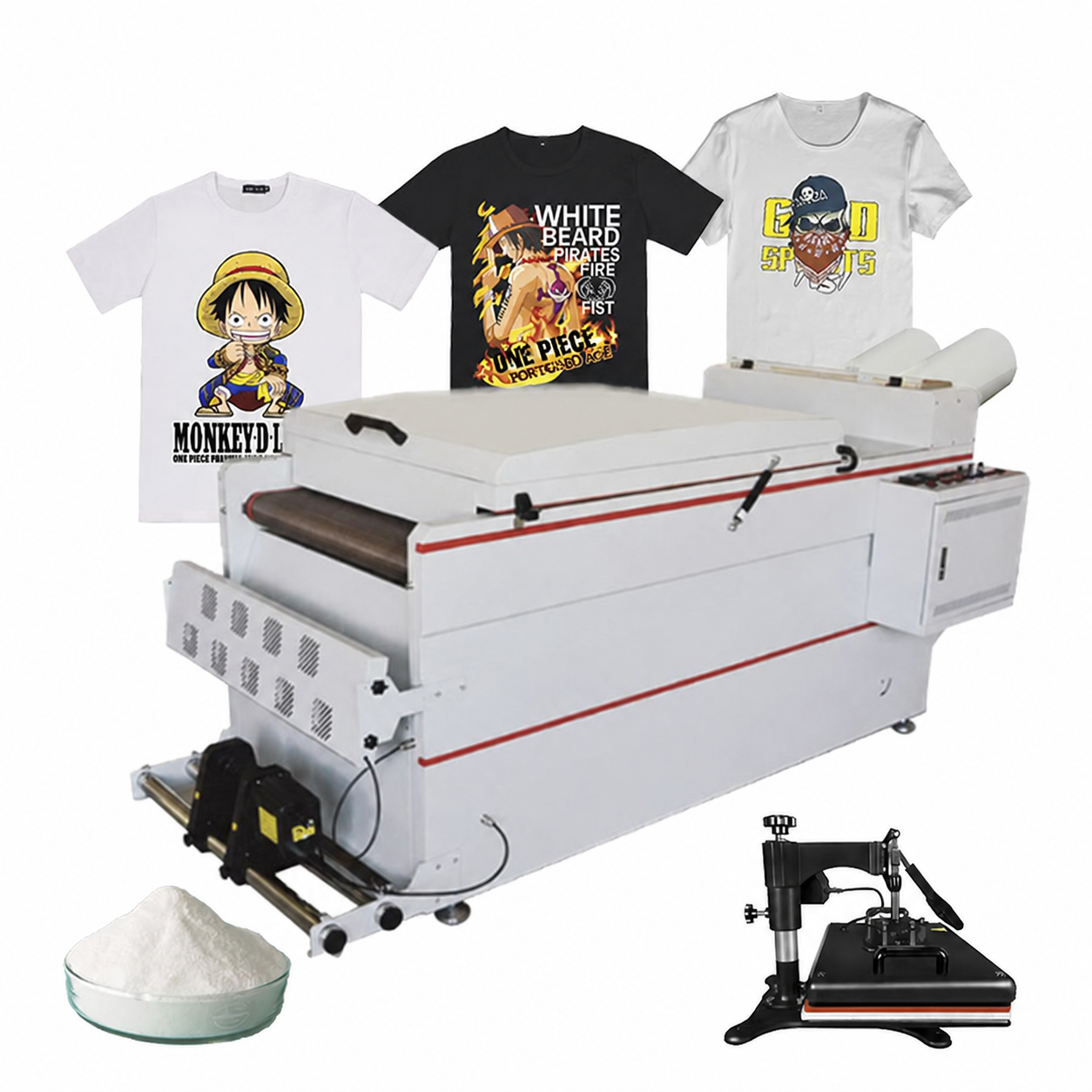 Hot Melt Powder Shaking DTF Dryer Machine