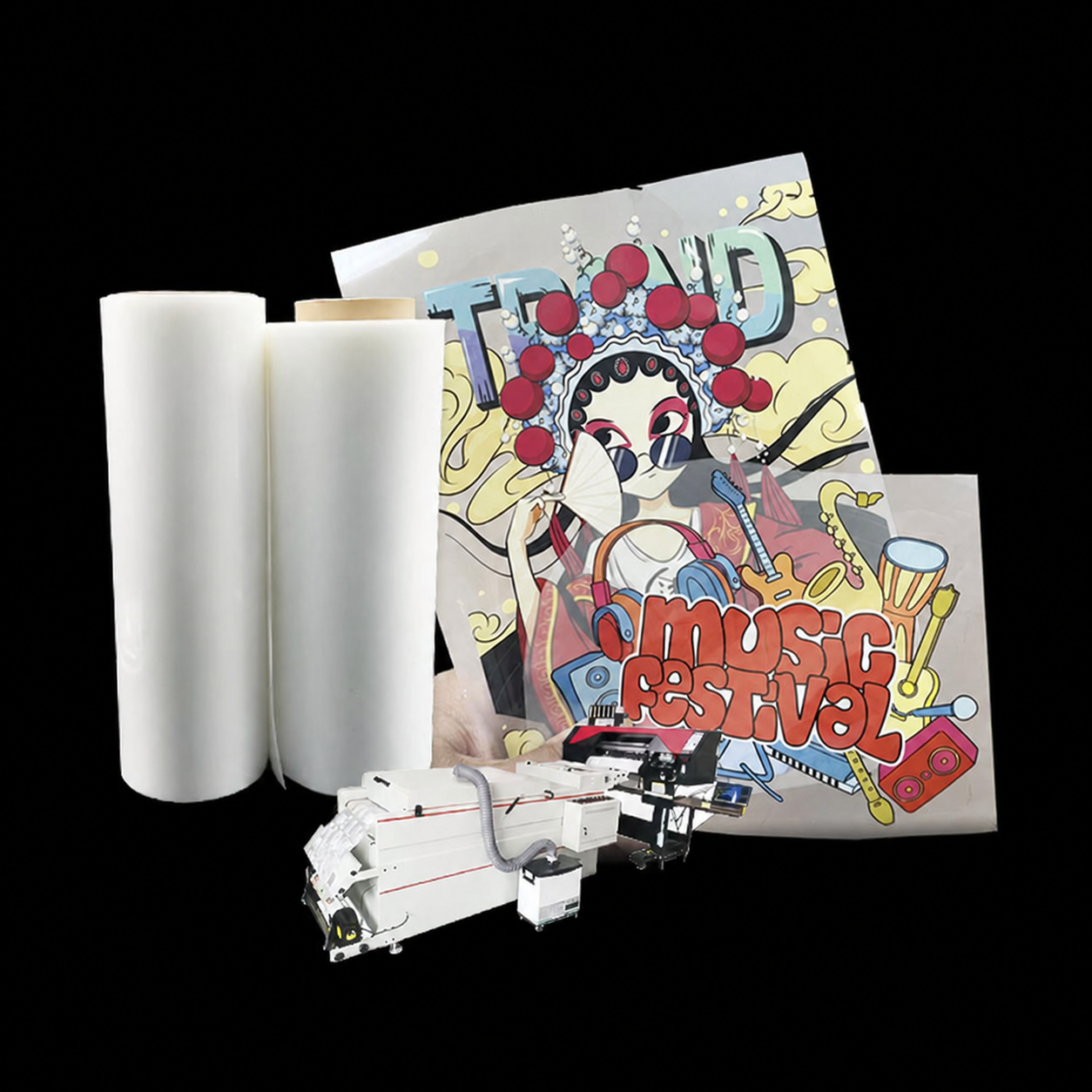 Hot-Peel/Instant-Peel / Cold Peel, Single or Double Matte DTF Film