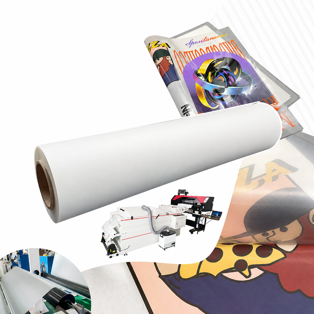 Single Sized Matte Heat Transfer PET Printer Film