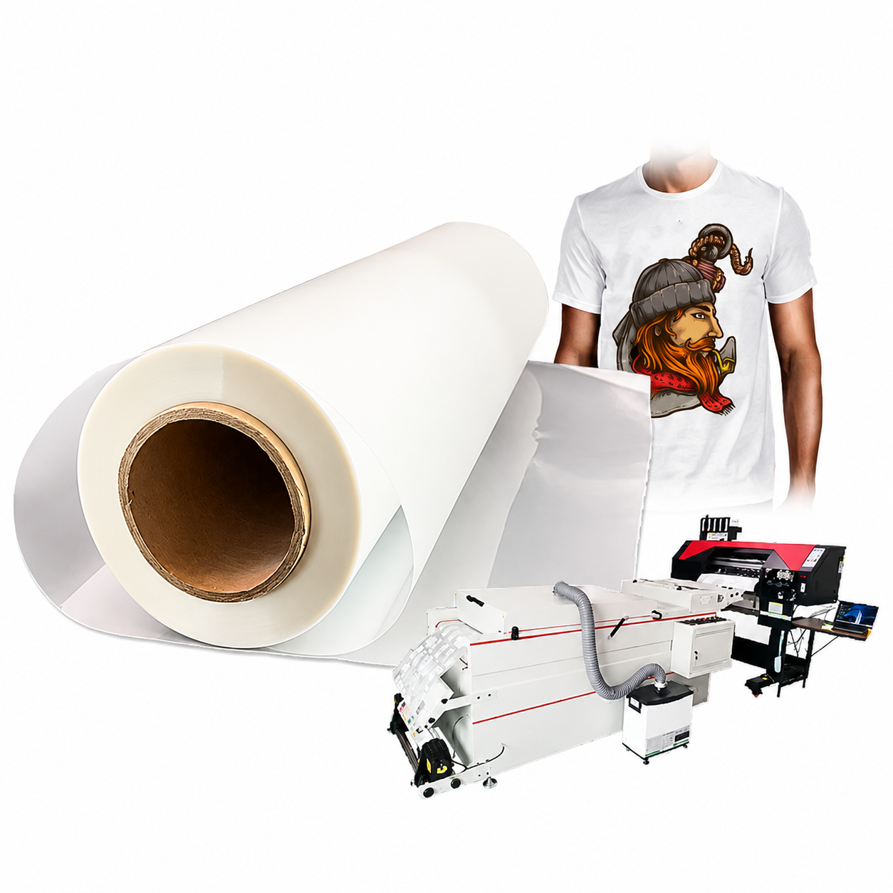 Single Sized Matte Heat Transfer PET Printer Film