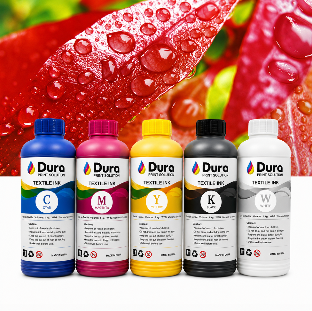 DTF Heat Transfer Pigment Splashjet CMYKW printer Ink