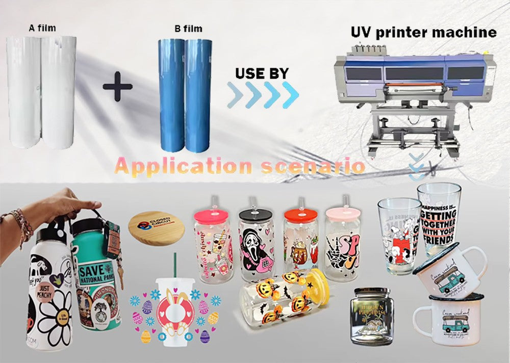 UV DTF AB FILM for UV DTF Printing